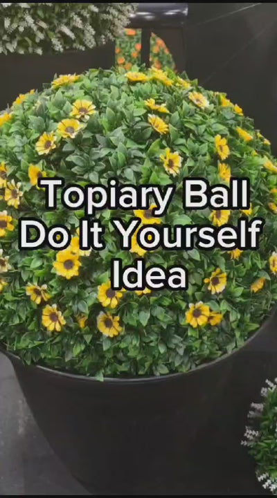 21" XL Sunflower Topiary Ball
