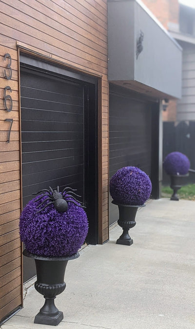 5 Ideas for Halloween Decor Using Topiary Balls