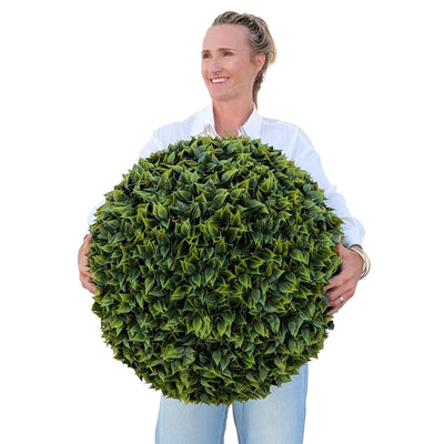 365 Curb Appeal Topiary ball 1 topiary ball (2 halves) 23" XL Bougainvillea topiary ball