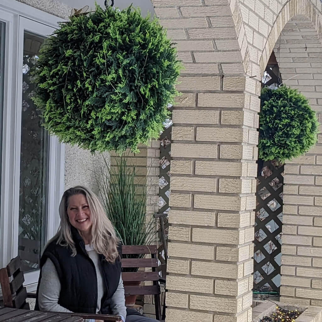 365 Curb Appeal Topiary ball 16