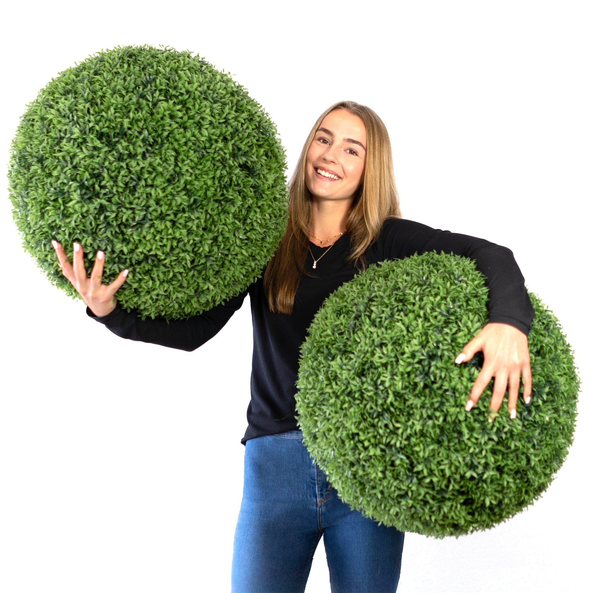 365 Curb Appeal Topiary ball 2 PACK (4 halves) 23