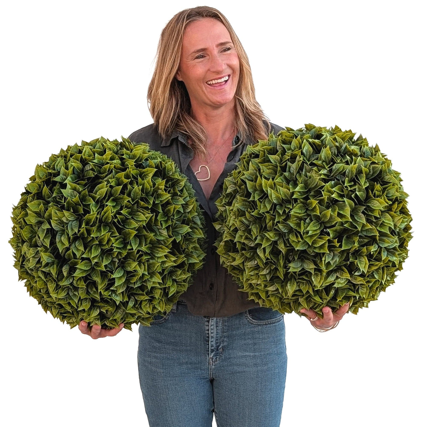 365 Curb Appeal Topiary ball 2 PACK (4 halves) Bougainvillea Topiary Ball (2 Pack)