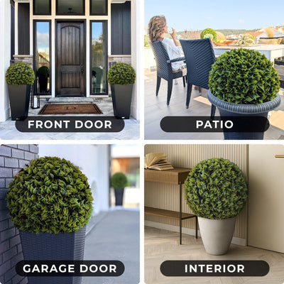 365 Curb Appeal Topiary ball 2 PACK (4 halves) Bougainvillea Topiary Ball (2 Pack)