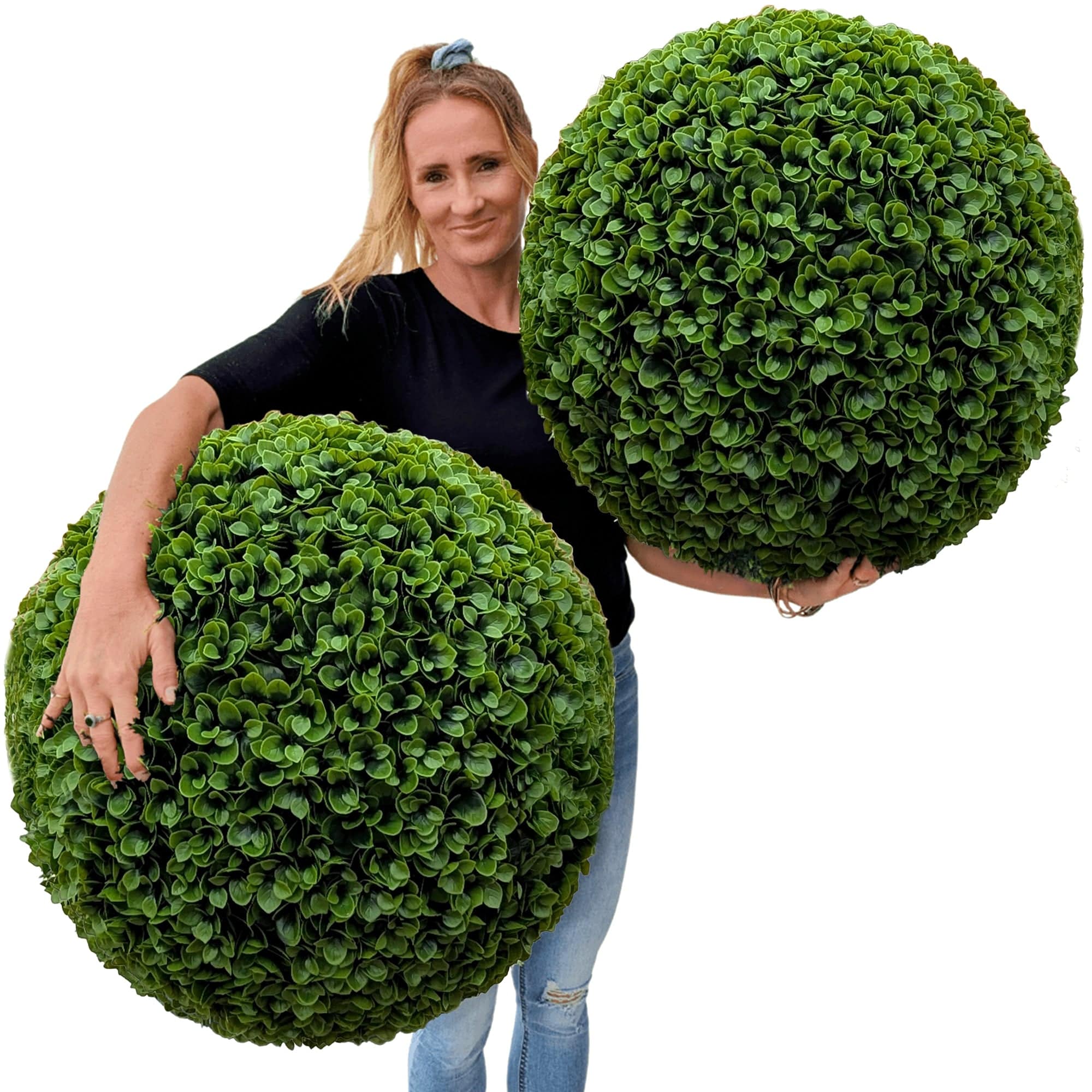 365 Curb Appeal Topiary ball 2 topiary balls (4 halves) 23