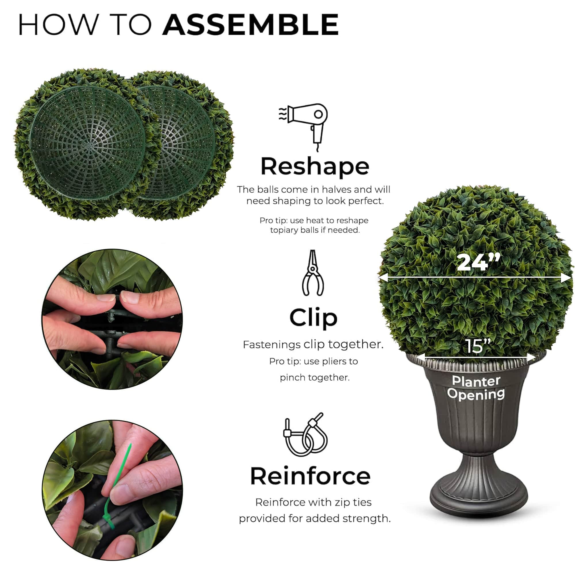 365 Curb Appeal Topiary ball 23