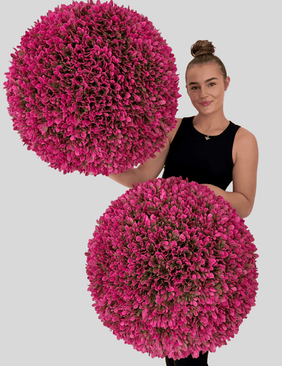 365 Curb Appeal Topiary ball 23" XL Hot Pink Topiary Ball