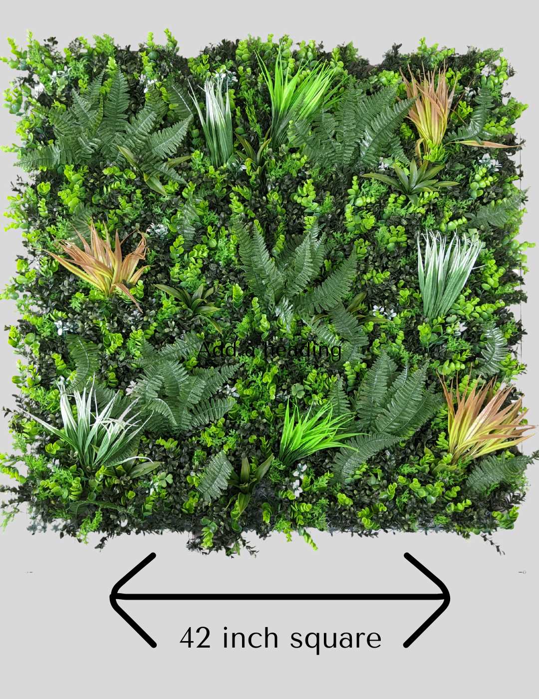 365 Curb Appeal Wall panel - Lush  42 inch square