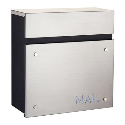 BAILEY BOXES Wall-Mounted Modern Locking Mailbox from Bailey Boxes: Enhance Your Home with The Dalton - 14.25" H x 14" W x 5.75" D. Elevate Your Space with This Stylish and Secure Addition.