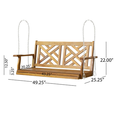 Christopher Knight Home Christopher Knight Home Alejandro Porch Swing, Teak