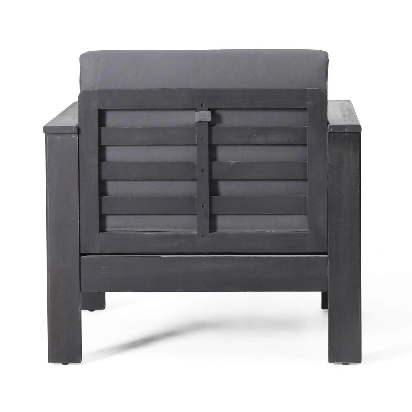 Christopher Knight Home Christopher Knight Home Louver Club Chairs, Dark Gray