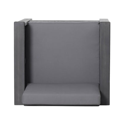 Christopher Knight Home Christopher Knight Home Louver Club Chairs, Dark Gray