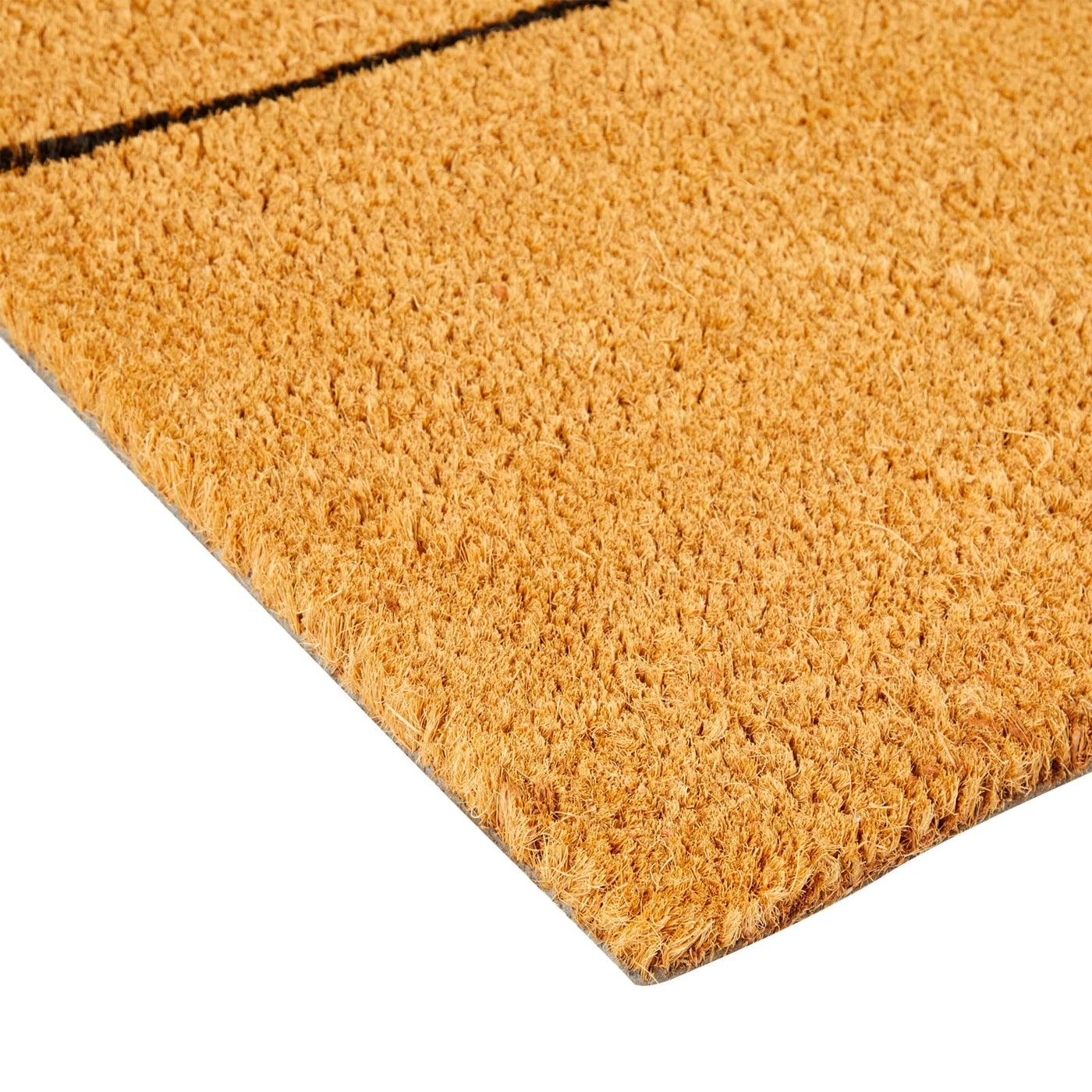 Juvale Juvale Natural Coco Coir Large Door Mat, Happy Place Long Outdoor Rug (17 x 60 in)