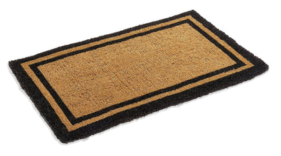 Kempf Kempf Black Border Coco Coir Doormat - Heavy Duty Doormats - 48" x 30"