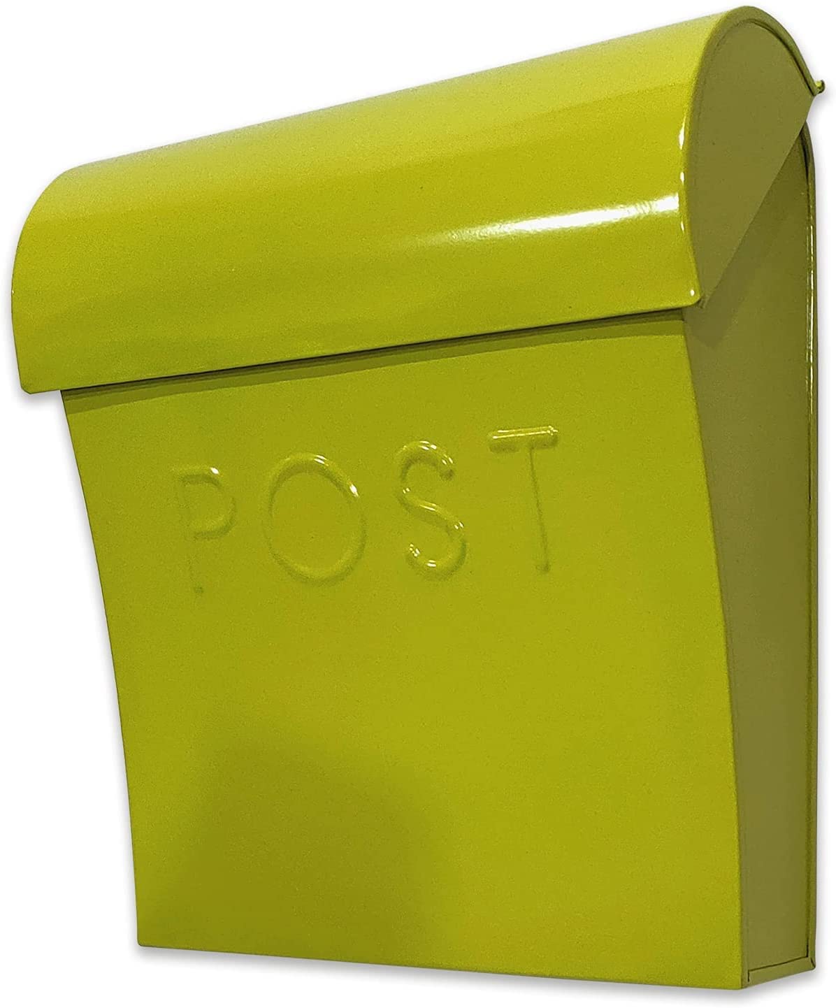 NACH NACH Vicki Pistachio Green Mailboxes for Outside Wall Mount, Weather Resistant Metal Mailbox, Metal Mailboxes for Outside Wall Mount, Outdoor Mailboxes, Green Mailbox, 11x4.5x12.5 in, MB-7303