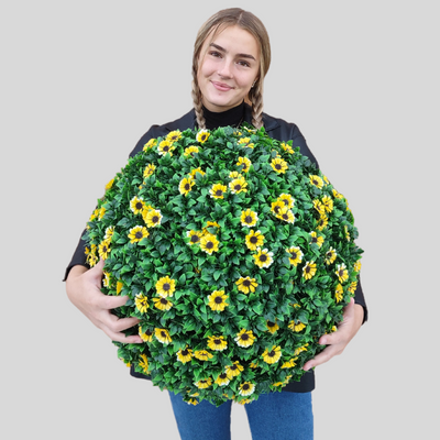 21" XL Sunflower Topiary Ball