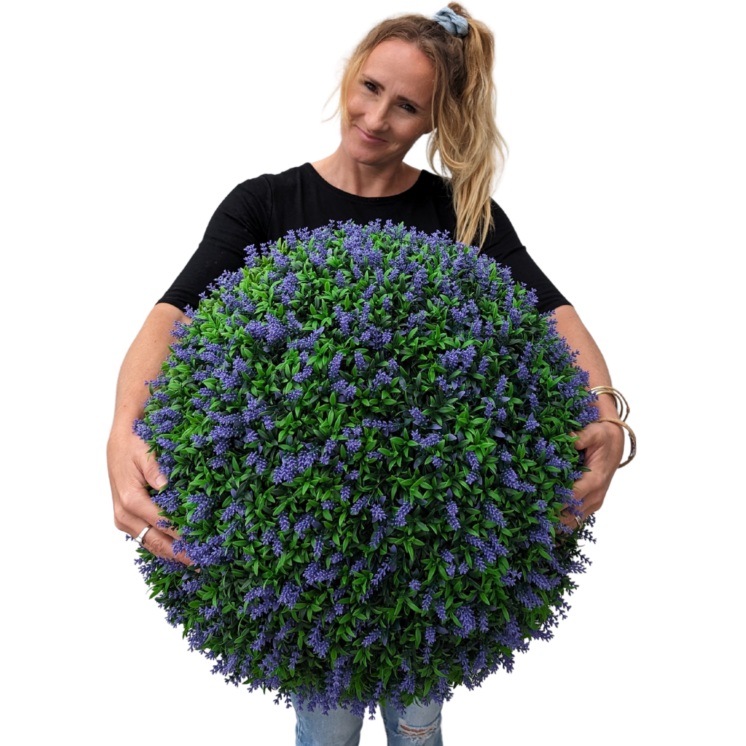 23" XL Purple Lavender Topiary Ball