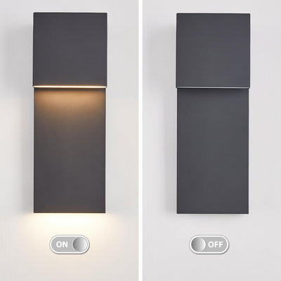 Tarentlight Tarentlight Modern LED Outdoor Wall Sconce 3000K 17W Integrated LED Outdoor Wall Mount,Anti Rust Textured Black Suit for Wet Locations and Easily Installed in Any Direction.Bulb Included.