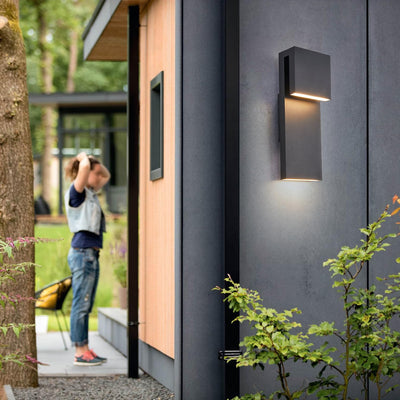 Tarentlight Tarentlight Modern LED Outdoor Wall Sconce 3000K 17W Integrated LED Outdoor Wall Mount,Anti Rust Textured Black Suit for Wet Locations and Easily Installed in Any Direction.Bulb Included.