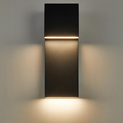 Tarentlight Tarentlight Modern LED Outdoor Wall Sconce 3000K 17W Integrated LED Outdoor Wall Mount,Anti Rust Textured Black Suit for Wet Locations and Easily Installed in Any Direction.Bulb Included.