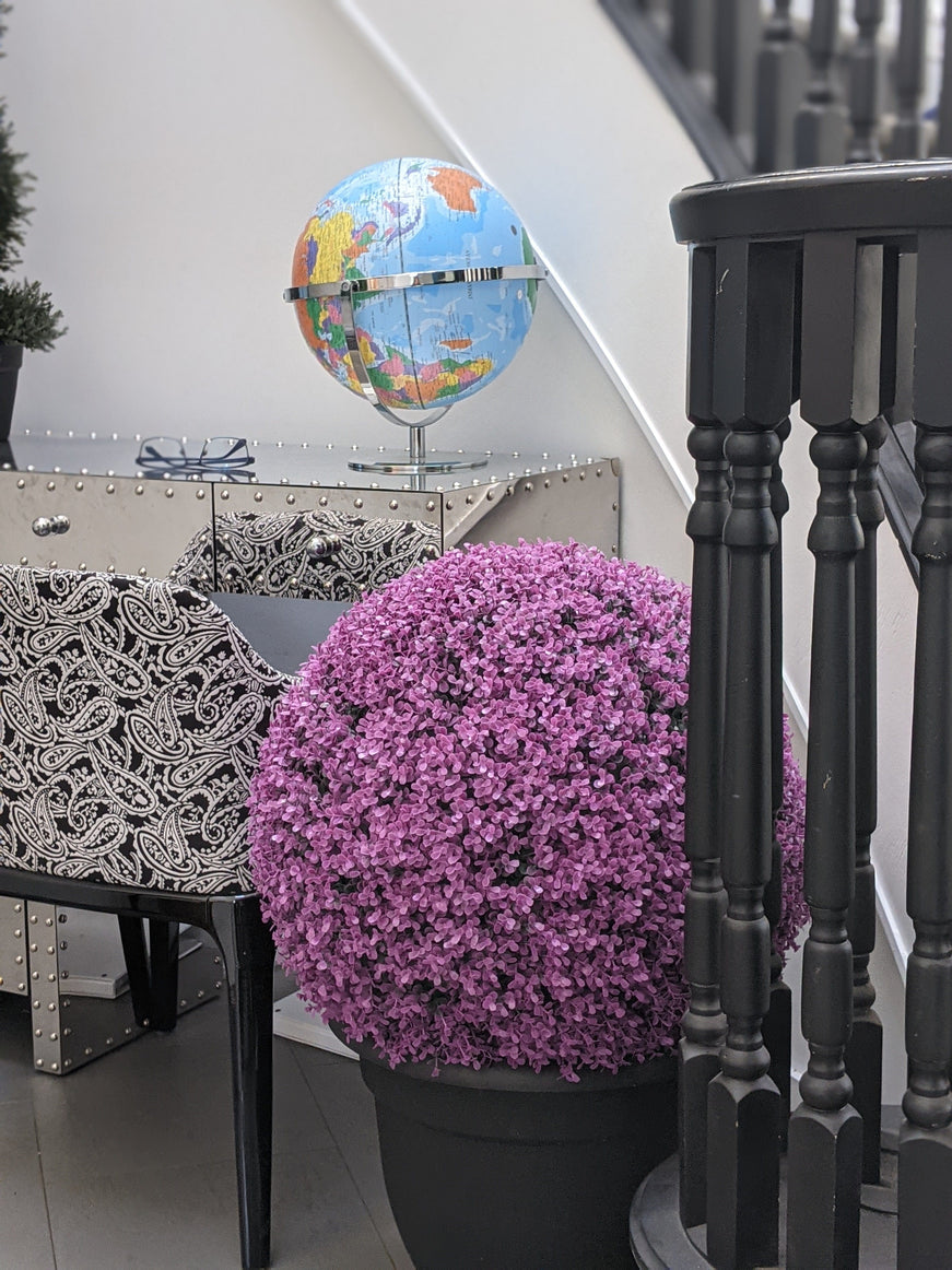 VRUI Cedar Sphere Xtra Large Eucalyptus Sphere - Pink