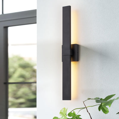 Zicbol Zicbol Modern Outdoor Wall Light Fixtures 27.2" Black Outdoor Porch Lights Exterior LED Wall Sconces, 12W Integrated LED Long Outside Light Fixtures for Garage, Porch, Patio, Front Door, House, etc.